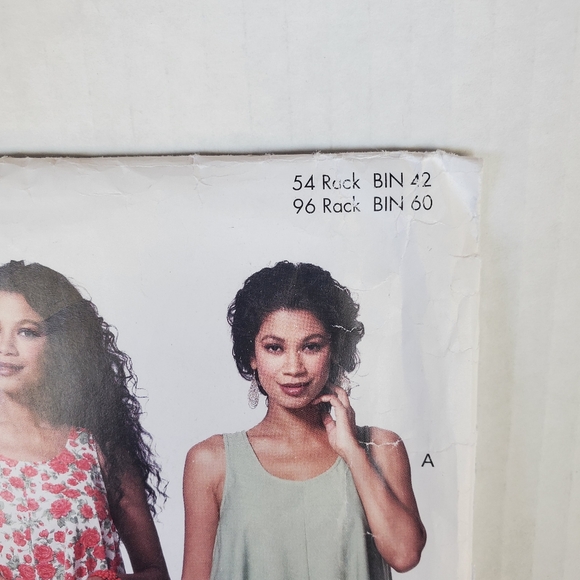 Butterick See & Sew Sewing Pattern B6436 Misses' Loose Fitting Dress - Uncut - Picture 2 of 6